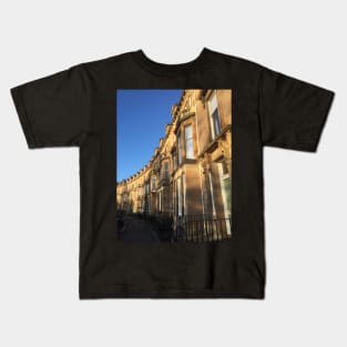 A Street Scene in Edinburgh, Scotland Kids T-Shirt